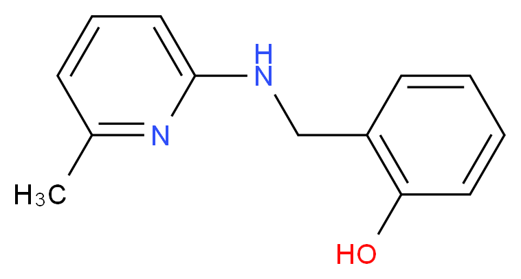 2-{[(6-methylpyridin-2-yl)amino]methyl}phenol_分子结构_CAS_104768-37-8