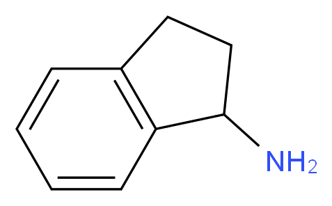 2,3-dihydro-1H-inden-1-amine_分子结构_CAS_34698-41-4