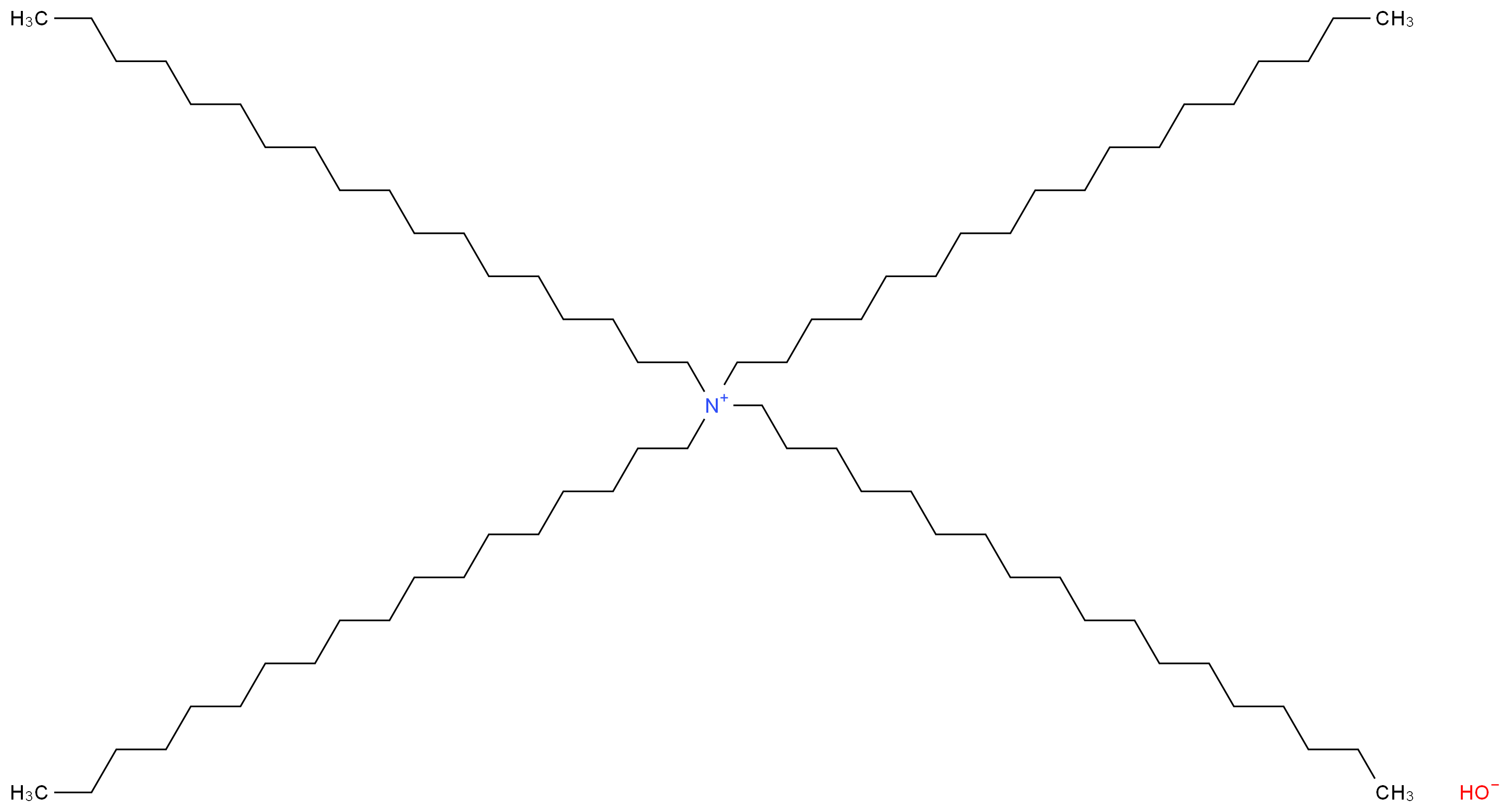 四(十八烷基)氢氧化铵 溶液_分子结构_CAS_137044-24-7)