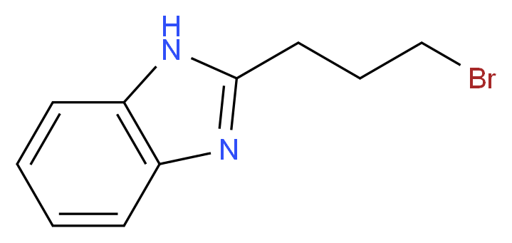 2-(3-Bromo-propyl)-1H-benzoimidazole_分子结构_CAS_93483-94-4)