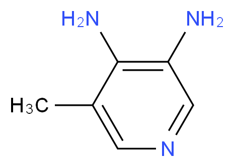 5-METHYL-3,4-PYRIDINEDIAMINE_分子结构_CAS_13958-86-6)