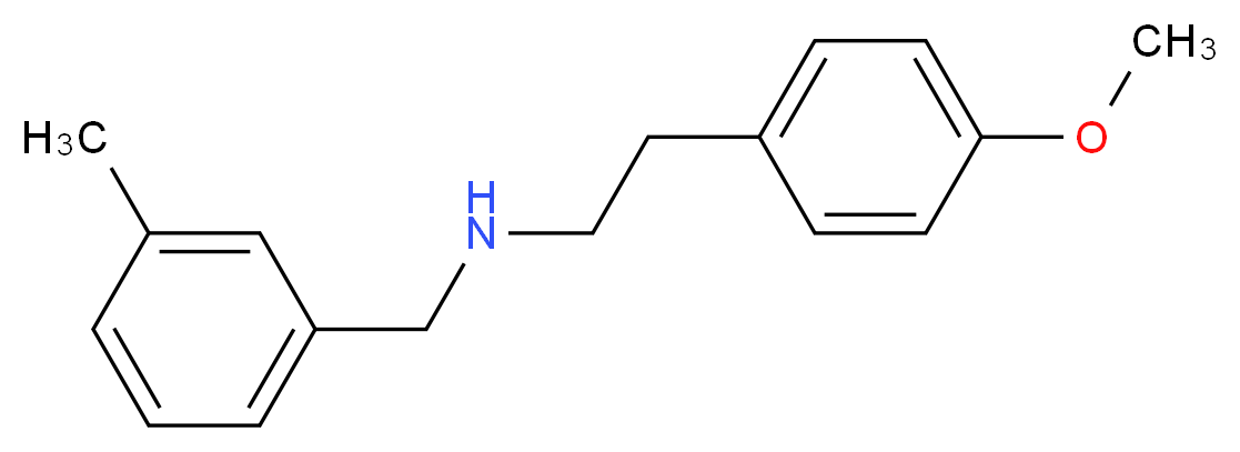 2-(4-methoxyphenyl)-N-(3-methylbenzyl)ethanamine_分子结构_CAS_355381-73-6)