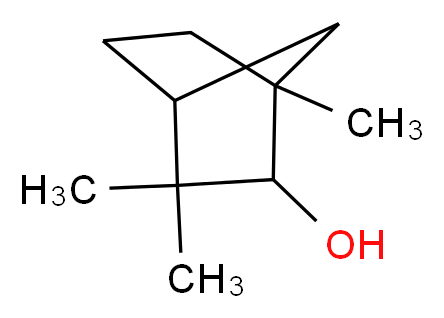 1,3,3-trimethylbicyclo[2.2.1]heptan-2-ol_分子结构_CAS_1632-73-1