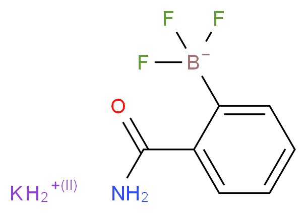 Potassium (2-carbamoylphenyl)trifluoroborate 96%_分子结构_CAS_850623-70-0)