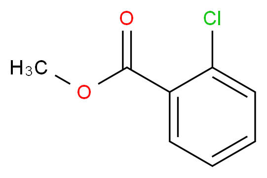 methyl 2-chlorobenzoate_分子结构_CAS_610-96-8