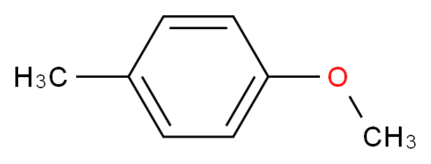 1-methoxy-4-methylbenzene_分子结构_CAS_104-93-8