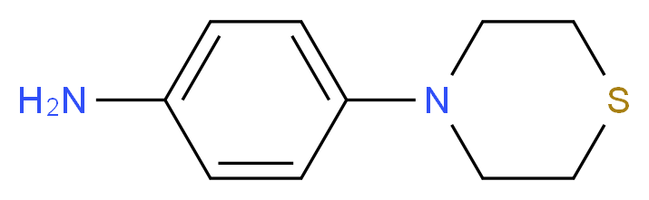 4-(thiomorpholin-4-yl)phenylamine_分子结构_CAS_22589-35-1)