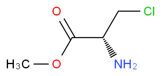 R-3-氯丝氨酸甲酯_分子结构_CAS_)