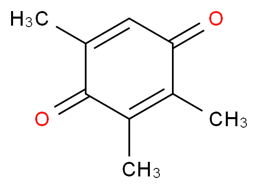 2,3,5-trimethylcyclohexa-2,5-diene-1,4-dione_分子结构_CAS_935-92-2