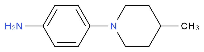 4-(4-methylpiperidin-1-yl)aniline_分子结构_CAS_)