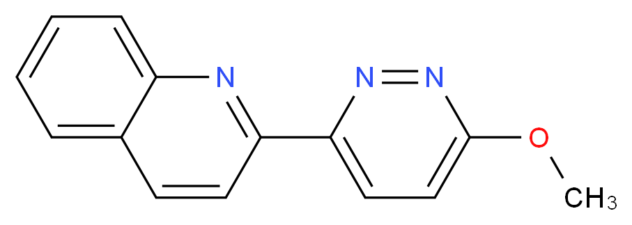 2-(6-methoxypyridazin-3-yl)quinoline_分子结构_CAS_946155-88-0