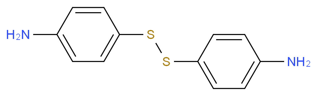4-[(4-aminophenyl)disulfanyl]aniline_分子结构_CAS_722-27-0