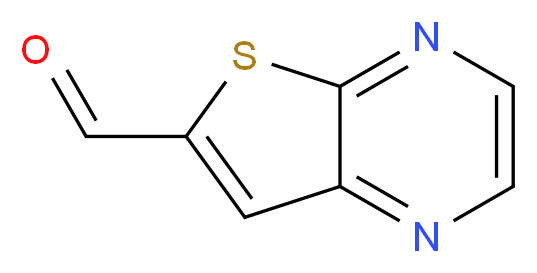 Thieno[2,3-b]pyrazine-6-carboxaldehyde 97%_分子结构_CAS_857283-69-3)