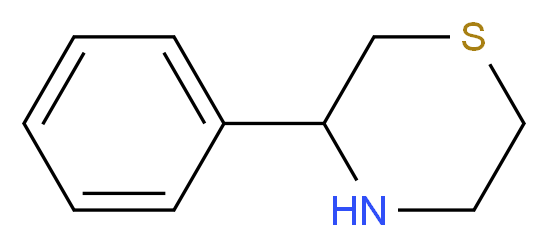 3-Phenylthiomorpholine_分子结构_CAS_141849-62-9)