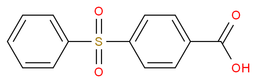 4-(benzenesulfonyl)benzoic acid_分子结构_CAS_)