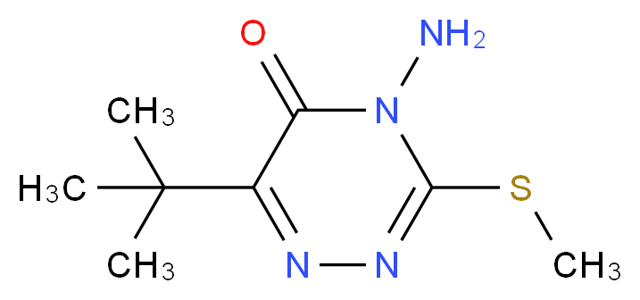 嗪草酮_分子结构_CAS_21087-64-9)