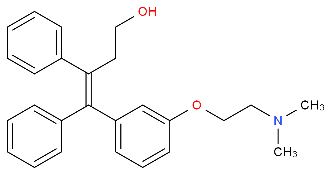 cis-β-Hydroxy Tamoxifen_分子结构_CAS_97151-04-7)