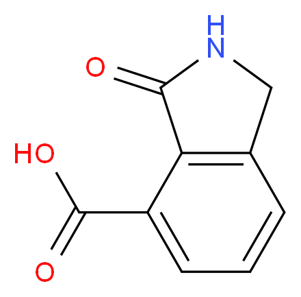 3-oxo-2,3-dihydro-1H-isoindole-4-carboxylic acid_分子结构_CAS_935269-27-5