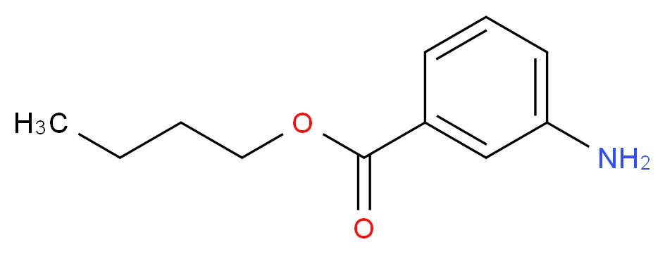 Butyl 3-aminobenzoate_分子结构_CAS_)