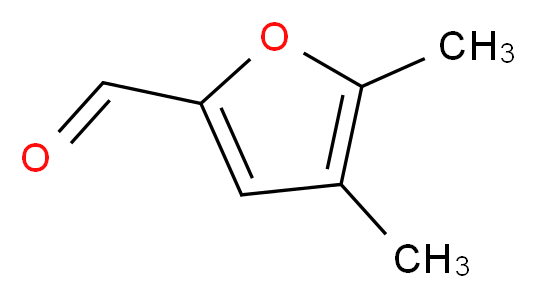 4,5-dimethylfuran-2-carbaldehyde_分子结构_CAS_52480-43-0