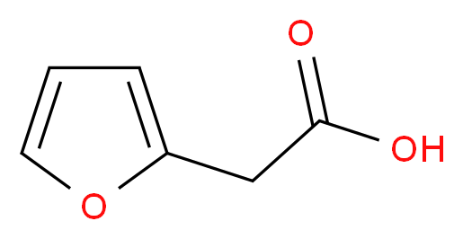 2-(furan-2-yl)acetic acid_分子结构_CAS_)