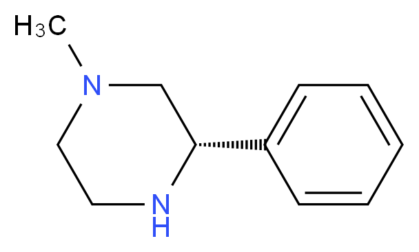 (3S)-1-methyl-3-phenylpiperazine_分子结构_CAS_931115-08-1