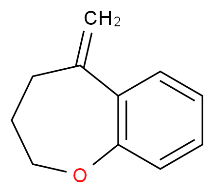 5-methylidene-2,3,4,5-tetrahydro-1-benzoxepine_分子结构_CAS_)