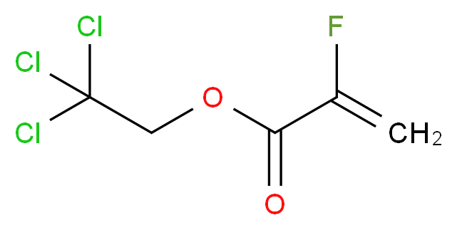2,2,2-trichloroethyl 2-fluoroprop-2-enoate_分子结构_CAS_98120-00-4
