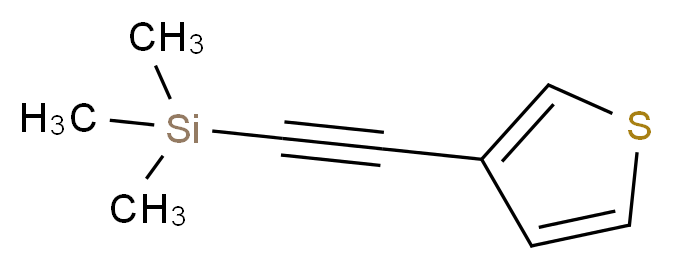 3-[(Trimethylsilyl)ethynyl]thiophene_分子结构_CAS_130995-13-0)