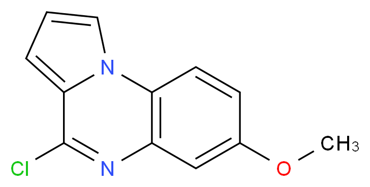 6-Chloro-3-methoxypyrrolo[1,2-a]quinoxaline_分子结构_CAS_160657-08-9)