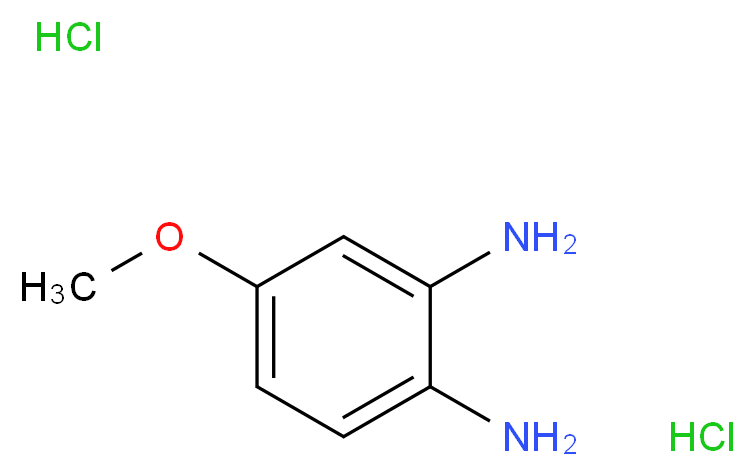 4-甲氧基邻苯二胺 二盐酸盐_分子结构_CAS_59548-39-9)