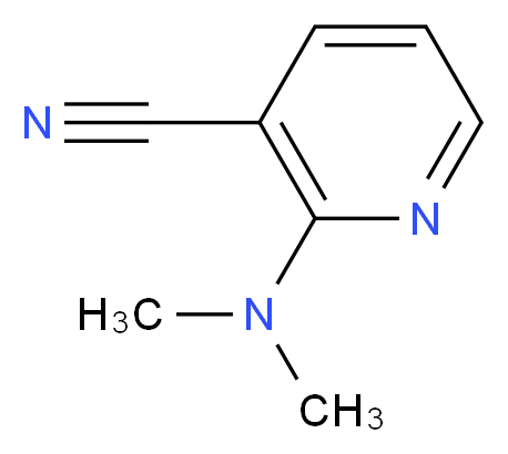 2-(dimethylamino)pyridine-3-carbonitrile_分子结构_CAS_60138-76-3