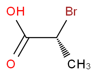 (2R)-2-bromopropanoic acid_分子结构_CAS_10009-70-8