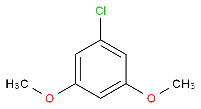 1-chloro-3,5-dimethoxybenzene_分子结构_CAS_7051-16-3