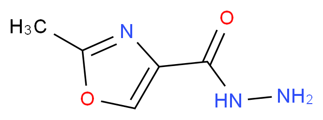 2-Methyl-1,3-oxazole-4-carbohydrazide_分子结构_CAS_500341-65-1)