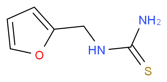 1-(2-Furfuryl)-2-thiourea_分子结构_CAS_56541-07-2)