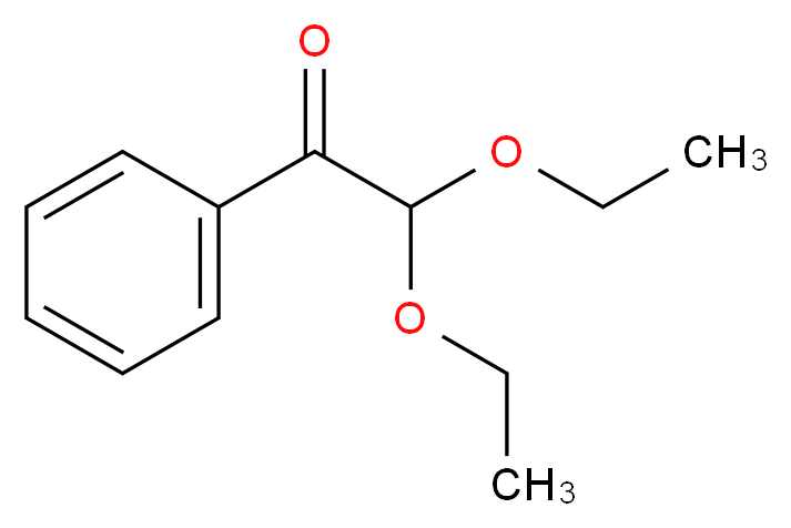 2,2-diethoxy-1-phenylethanone_分子结构_CAS_6175-45-7)