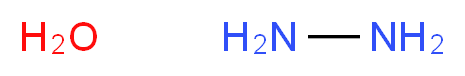 hydrazine hydrate_分子结构_CAS_10217-52-4