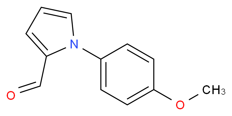 1-(4-methoxyphenyl)-1H-pyrrole-2-carbaldehyde_分子结构_CAS_30186-36-8