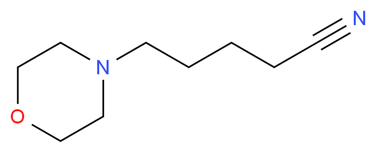 5-(morpholin-4-yl)pentanenitrile_分子结构_CAS_84145-72-2