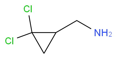 (2,2-dichlorocyclopropyl)methanamine_分子结构_CAS_68618-71-3