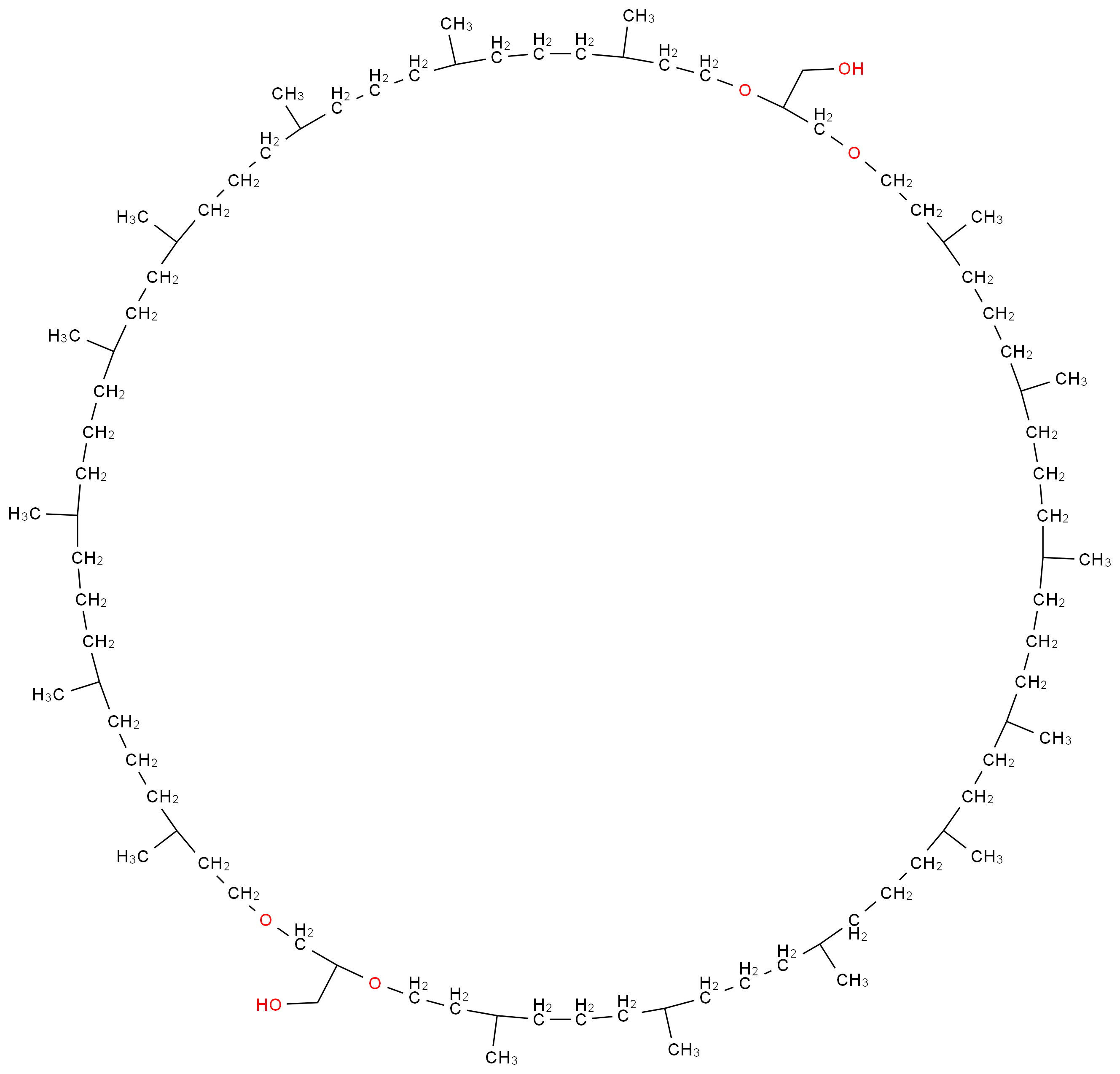 [38-(hydroxymethyl)-7,11,15,19,22,26,30,34,43,47,51,55,58,62,66,70-hexadecamethyl-1,4,37,40-tetraoxacyclodoheptacontan-2-yl]methanol_分子结构_CAS_99529-31-4