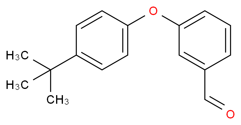 3-(4-叔丁基苯氧基)苯甲醛_分子结构_CAS_69770-23-6)