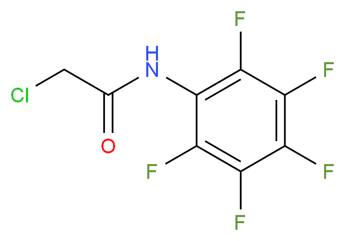 2-Chloro-N-(2,3,4,5,6-pentafluorophenyl)acetamide_分子结构_CAS_70426-73-2)
