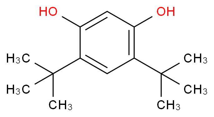 4,6-Di-(tert-butyl)benzene-1,3-diol_分子结构_CAS_5374-06-1)