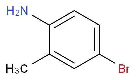 4-bromo-2-methylaniline_分子结构_CAS_583-75-5