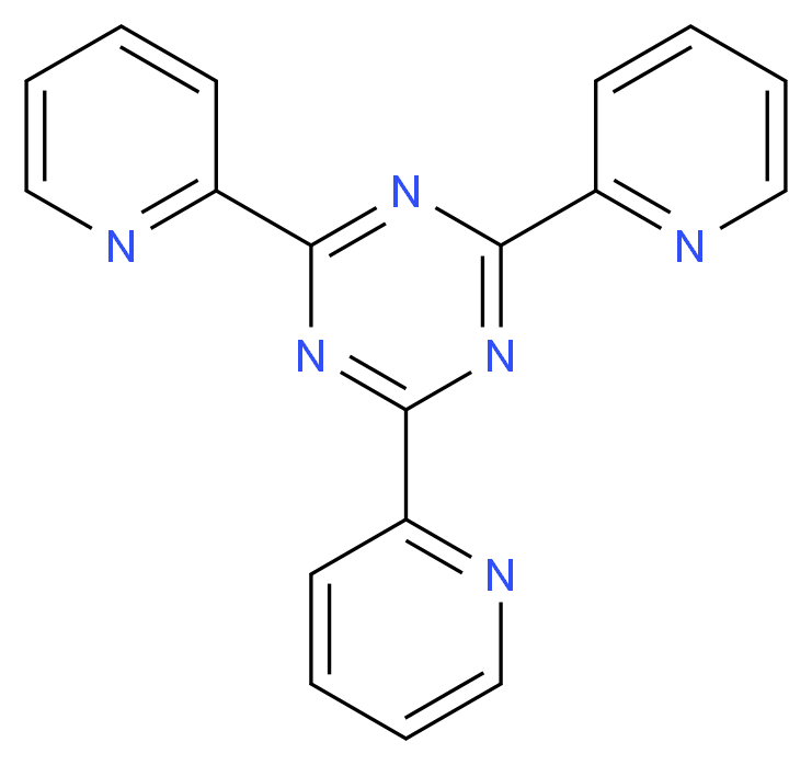 2,4,6-三(2-吡啶基)三嗪_分子结构_CAS_3682-35-7)