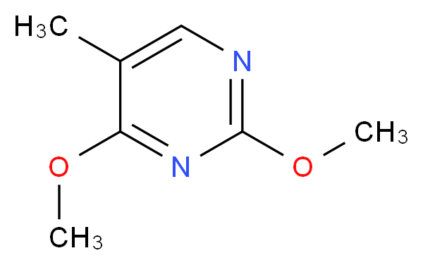 2,4-二甲氧基-5-甲基嘧啶_分子结构_CAS_5151-34-8)