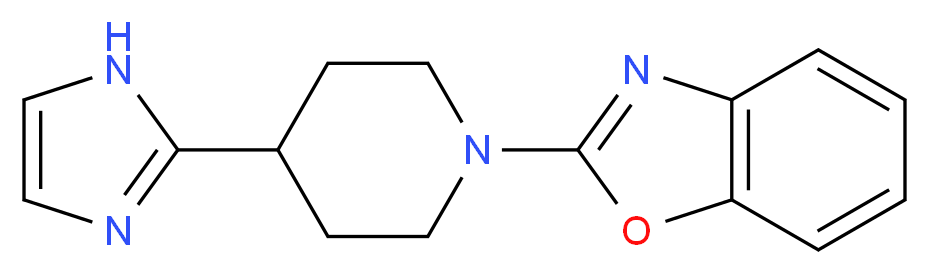 2-[4-(1H-imidazol-2-yl)-1-piperidinyl]-1,3-benzoxazole_分子结构_CAS_)