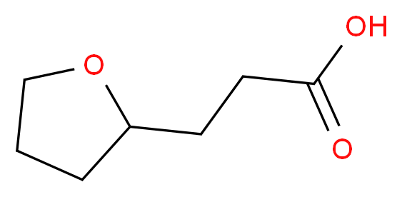 3-(oxolan-2-yl)propanoic acid_分子结构_CAS_935-12-6